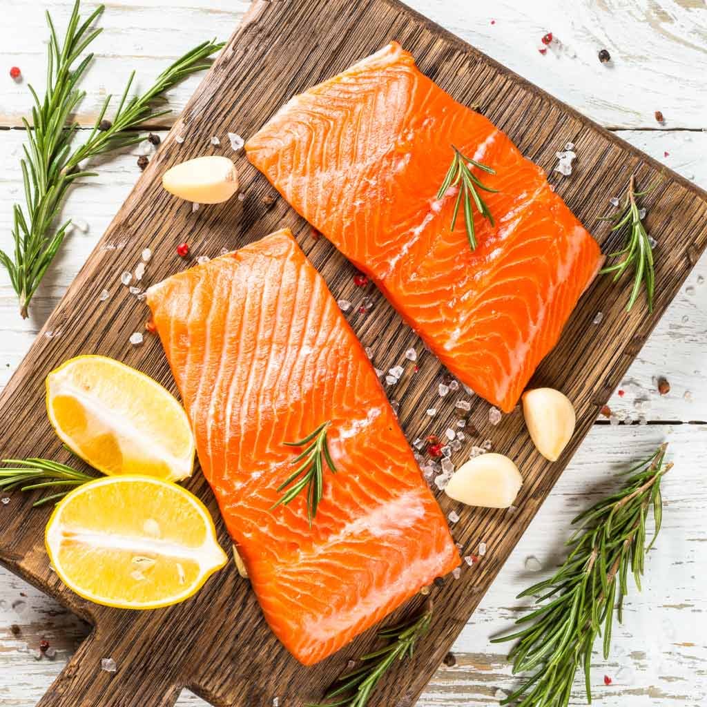 2 Norwegian Salmon Portions | 400g Pack