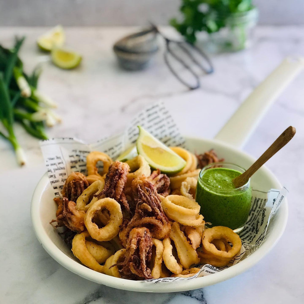 Cleaned Calamari Tubes & Tentacles | 500g