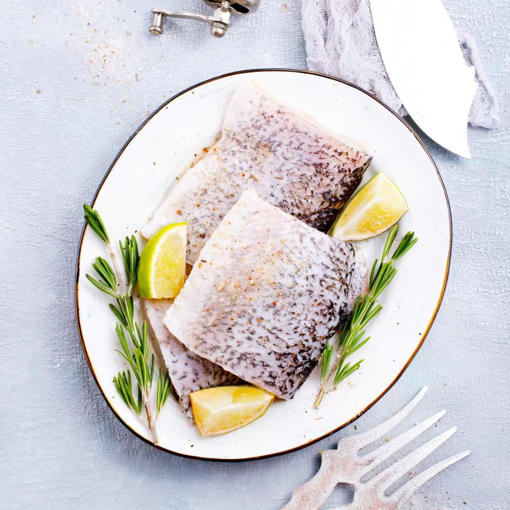 4 Hake Portions | Skin-on | 600g