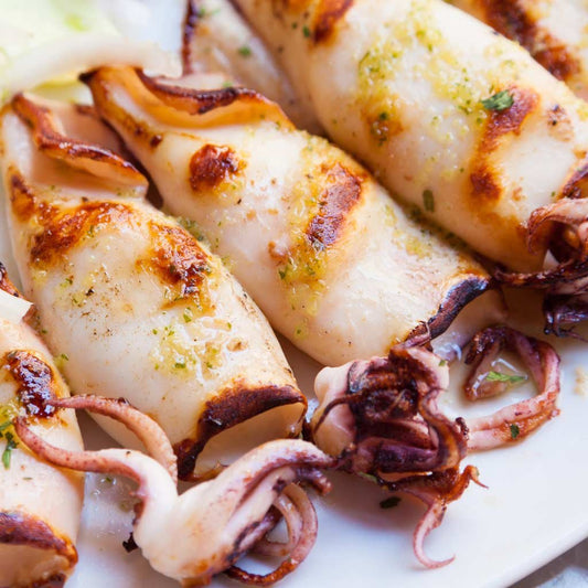 Cleaned Calamari Tubes & Tentacles | 1Kg