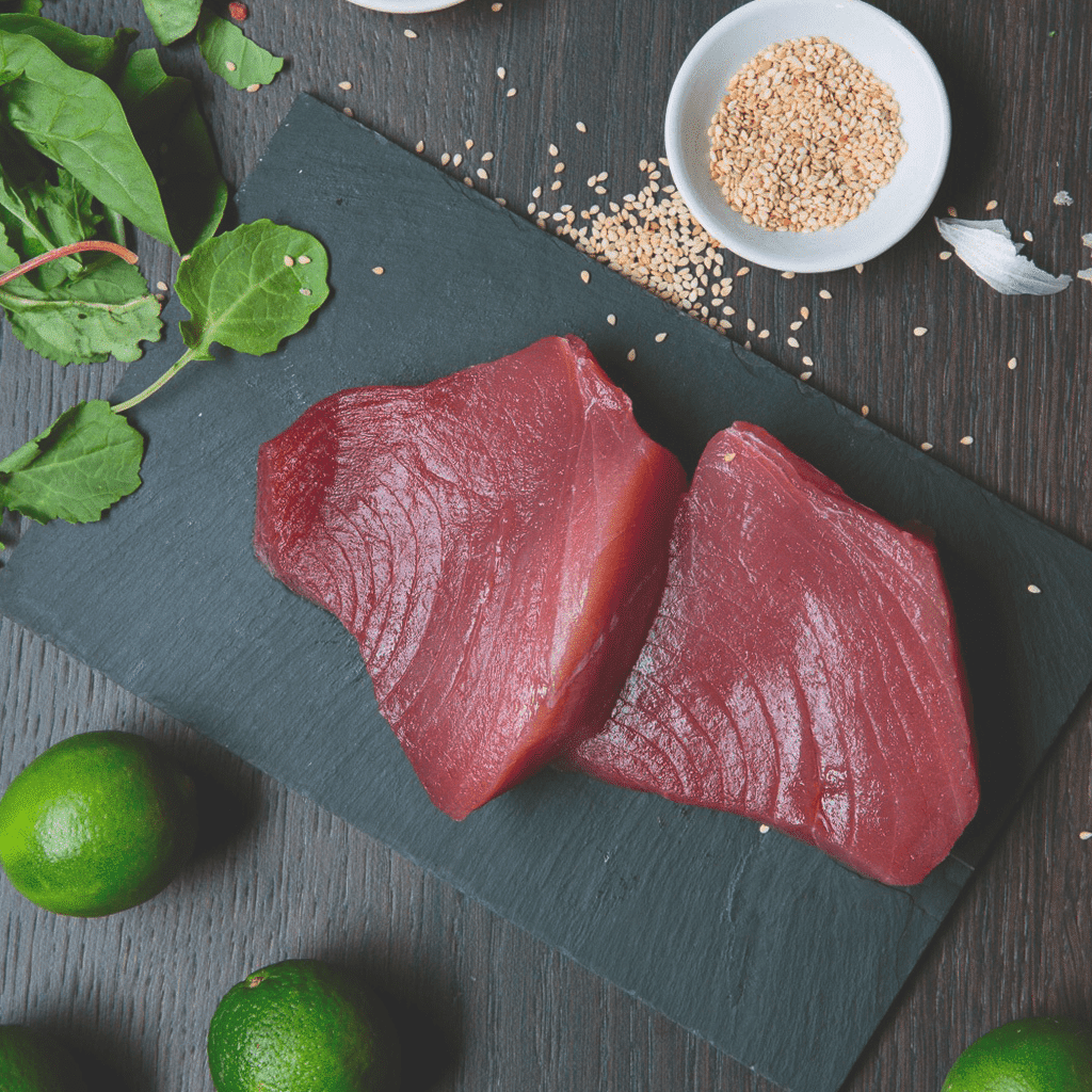 4 Tuna Steaks | Sashimi Grade | 800g