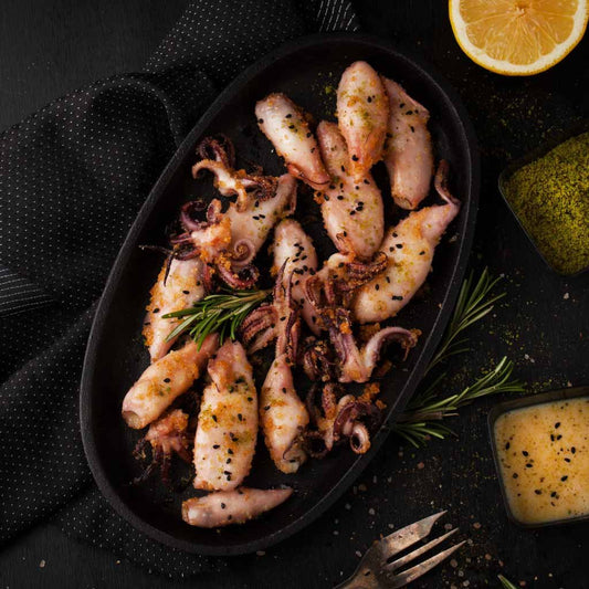 Cleaned Calamari Tubes & Tentacles | 500g