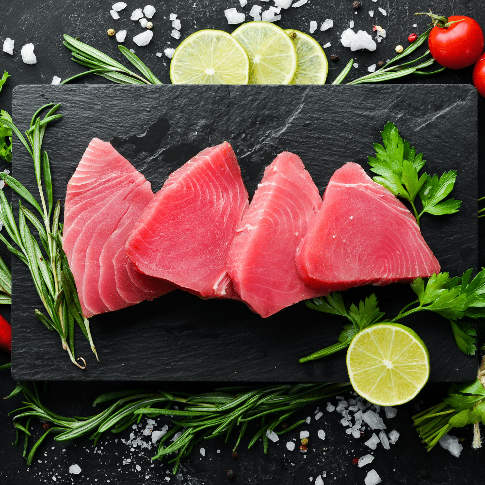 4 Tuna Steaks | Sashimi Grade | 800g