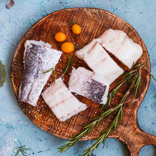 4 Hake Portions | Skin-on | 600g