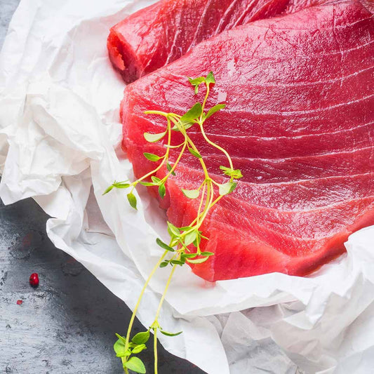 2 Tuna Steaks | Sashimi Grade | 400g Pack